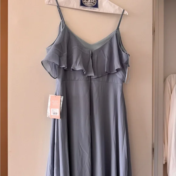 Birdy Grey Jane Convertible Maxi Dress Women Medium NWT Dusty Blue Bridesmaid - Picture 3 of 3